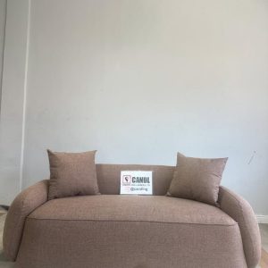 2-seater sofa made with high quality matte fabric