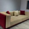 Two-toned 4-seater sofa
