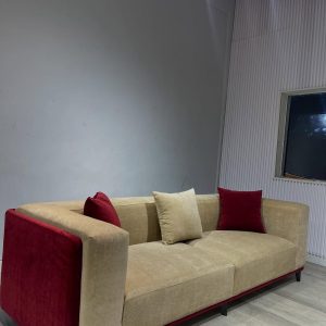 Two toned 4 seater sofa