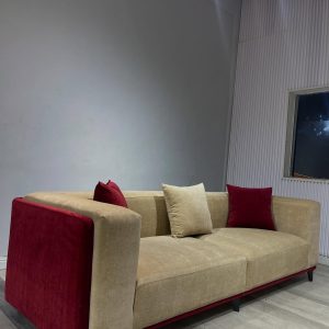 Two toned 4 seater sofa