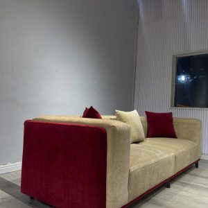 Two toned 4 seater sofa