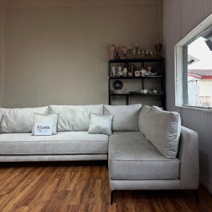 Grey sectional sofa