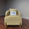 Two-tone accent chair