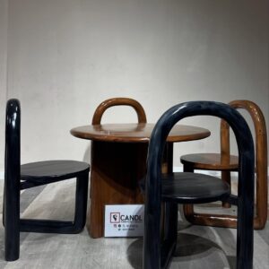 4-seater woodwork dining set