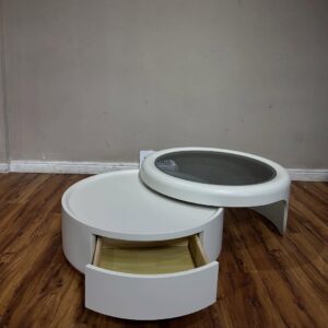 White coffee table
