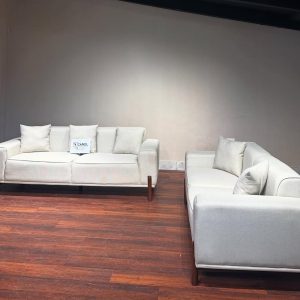 3 & 2 seater off-white sofa set