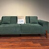 3 & 2 seater sofa set with high-quality green boucle fabric