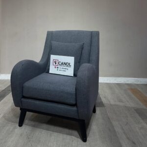 Grey accent chair