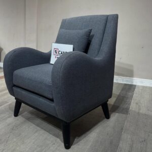 Grey accent chair