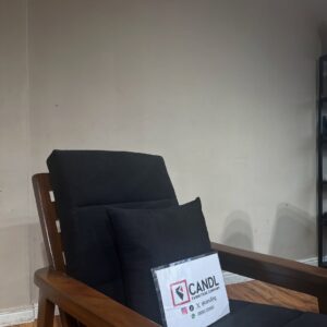 Full-sized wooden accent chair