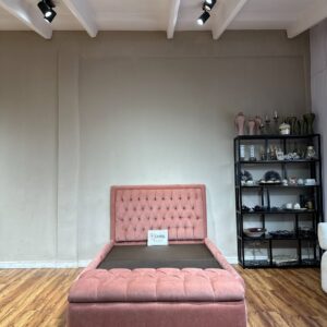 Bed frame with premium Murano fabic