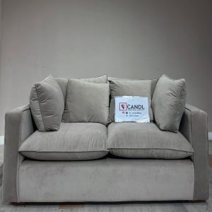 2-seater grey sofa