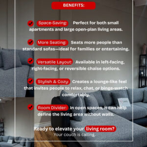 Premium L-Shaped sectional sofa