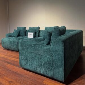 Green sectional sofa