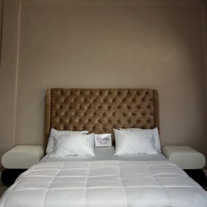 6 by 6 bedframe with ottoman storage